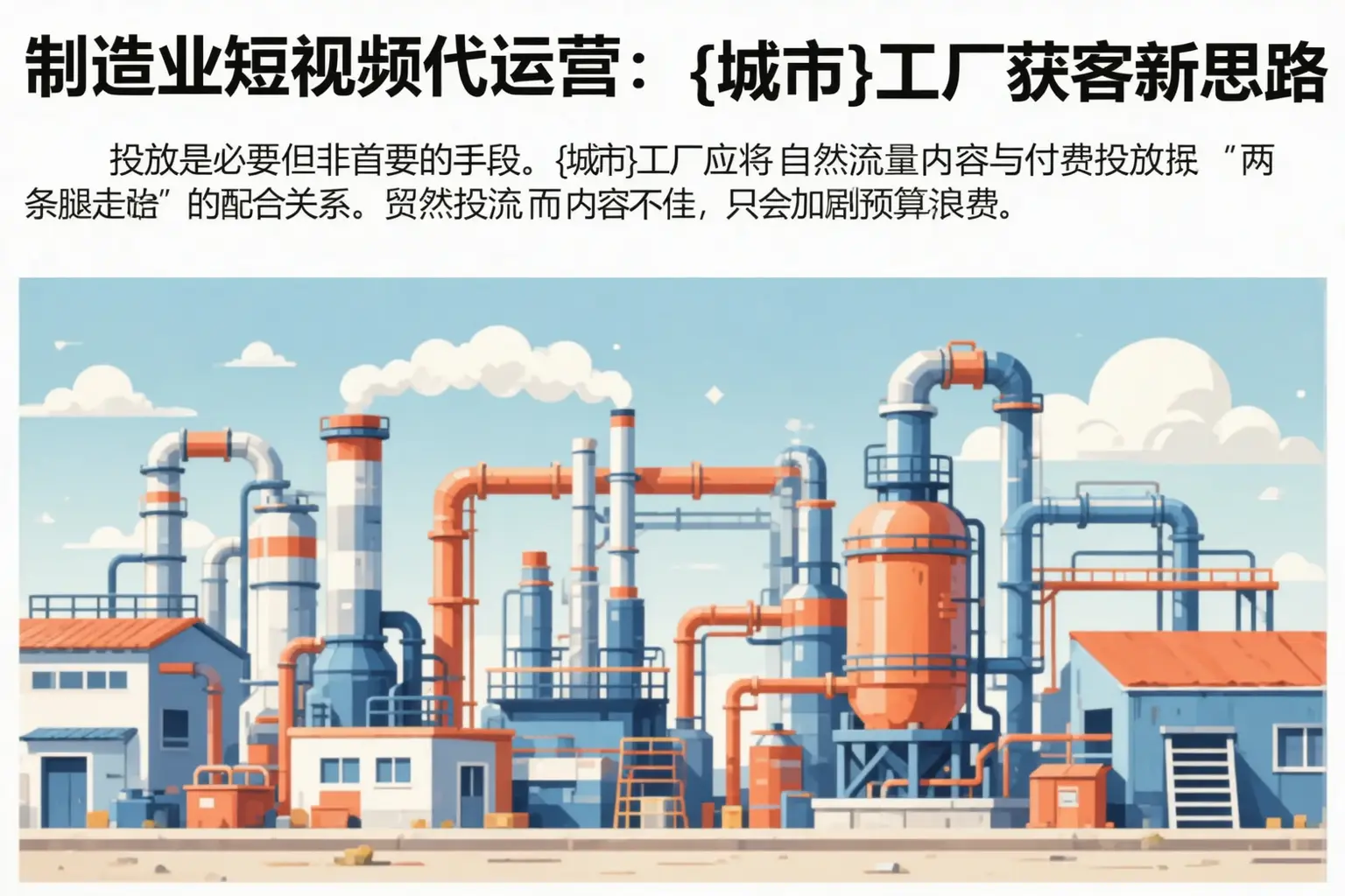 制造业短视频代运营：泰安工厂获客新思路