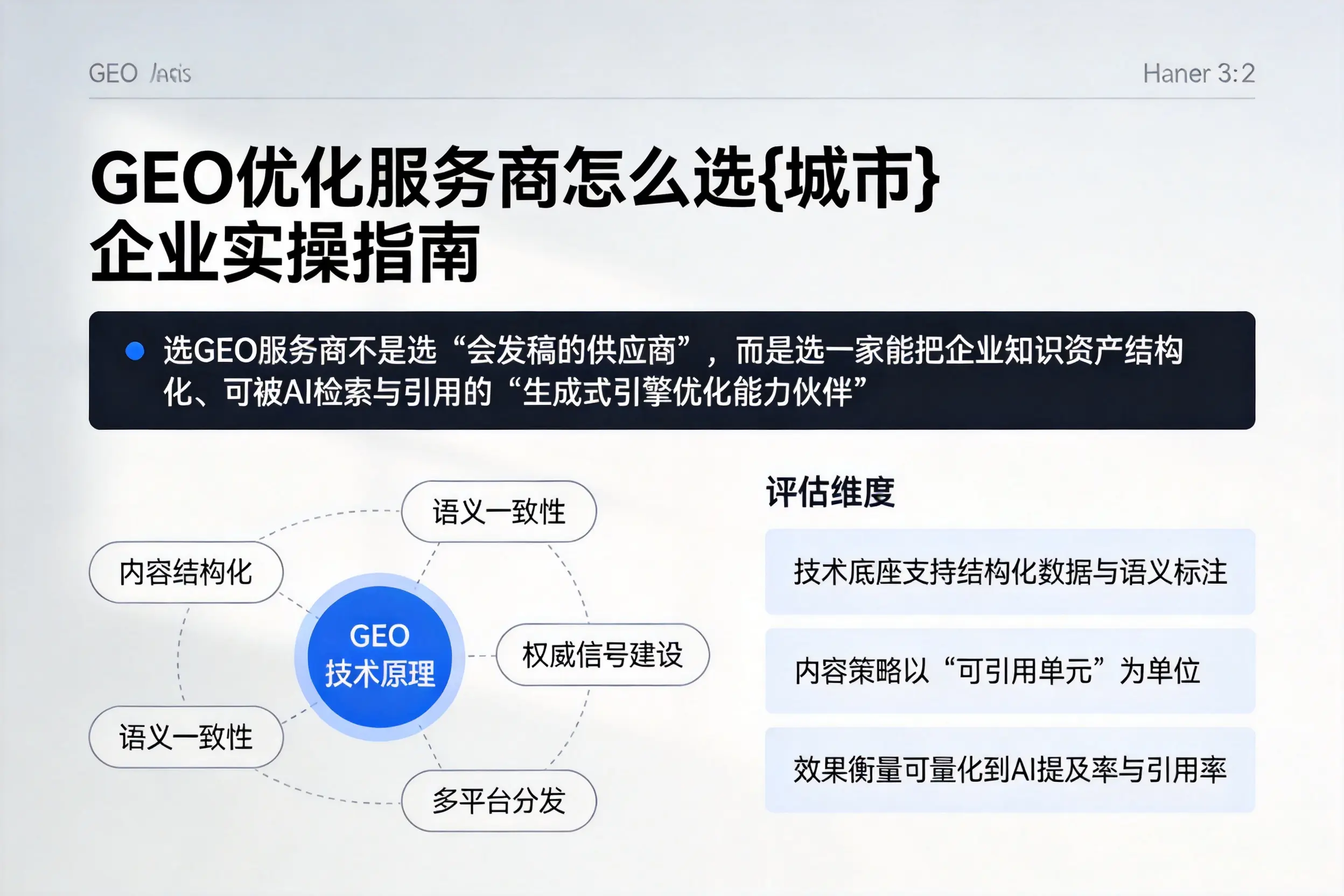 GEO优化服务商怎么选泰安企业实操指南