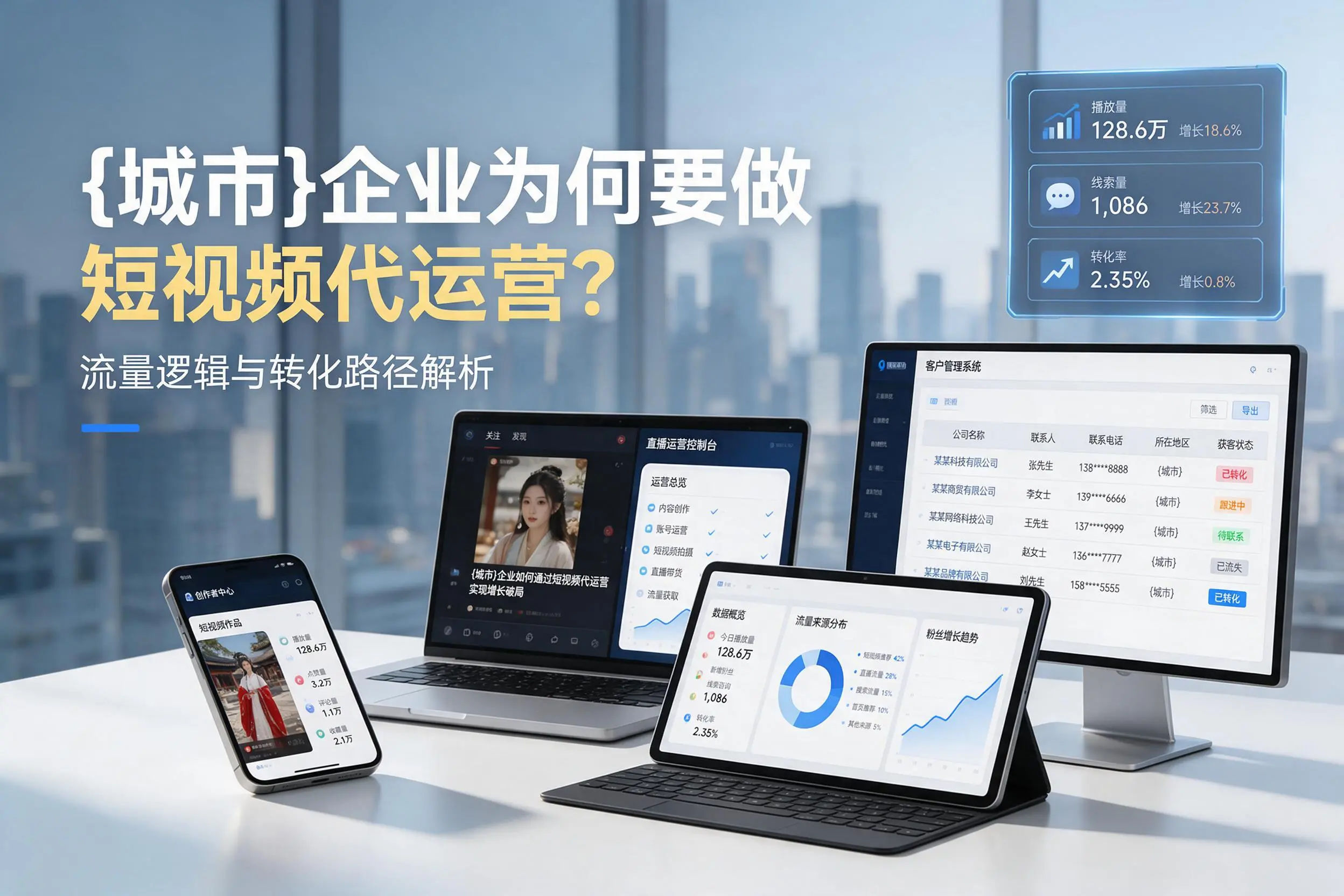 泰安企业为何要做短视频代运营？流量逻辑与转化路径解析