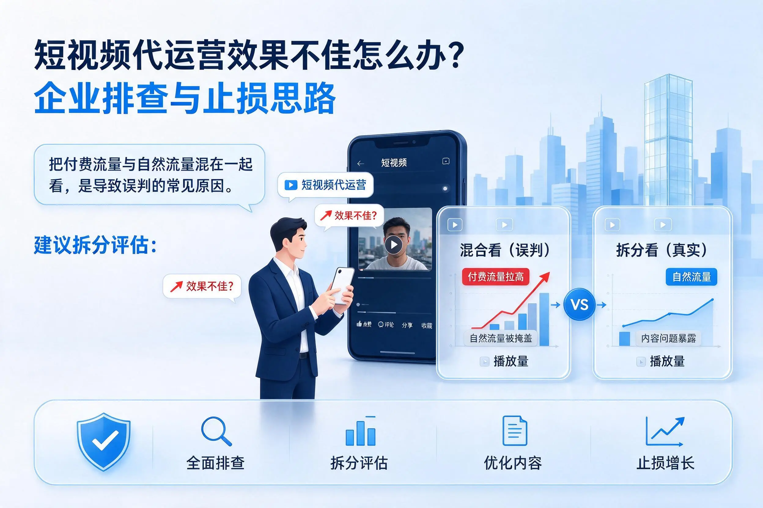 短视频代运营效果不佳怎么办？泰安企业排查与止损思路