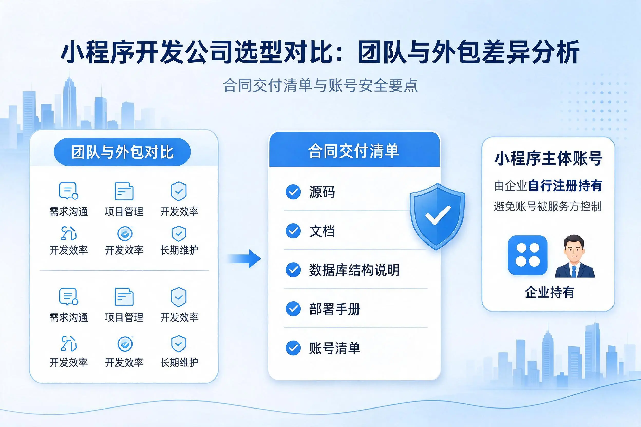 泰安小程序开发公司选型对比:团队与外包差异分析