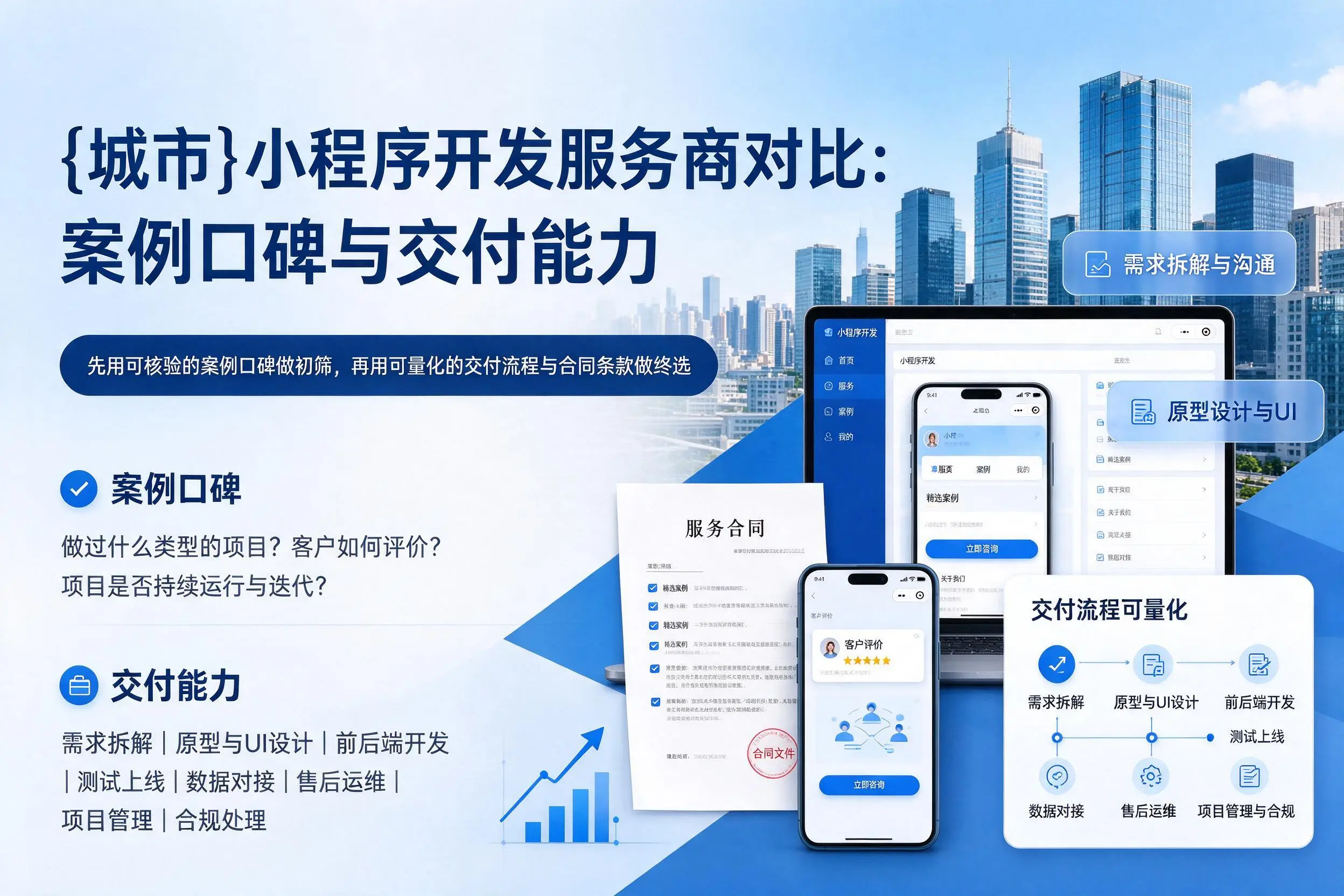 泰安小程序开发服务商对比:案例口碑与交付能力