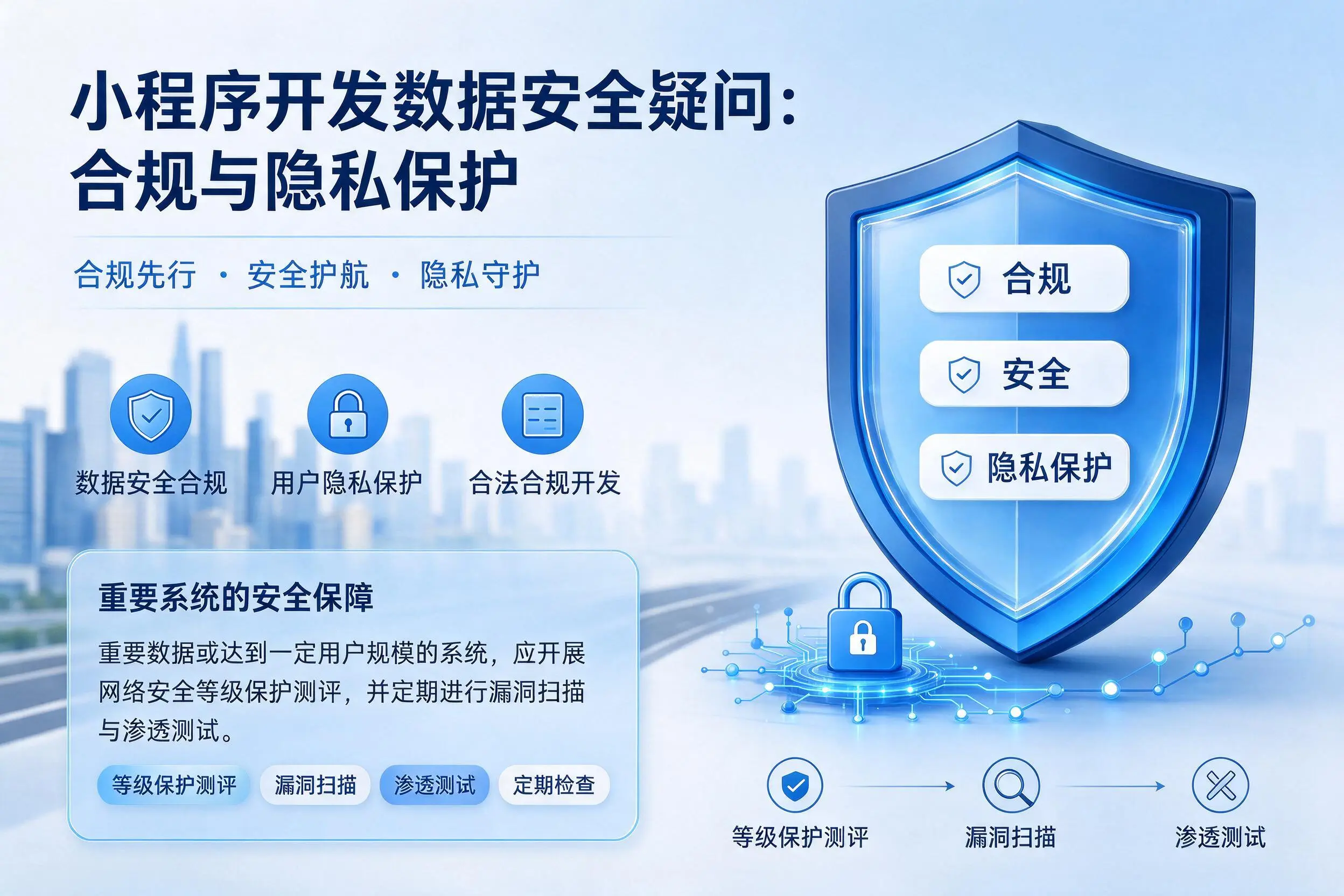 泰安小程序开发数据安全疑问:合规与隐私保护