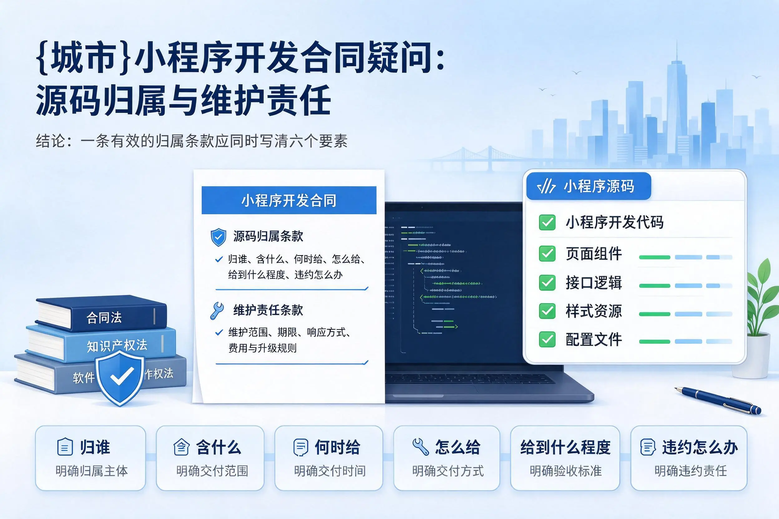 泰安小程序开发合同疑问：源码归属与维护责任