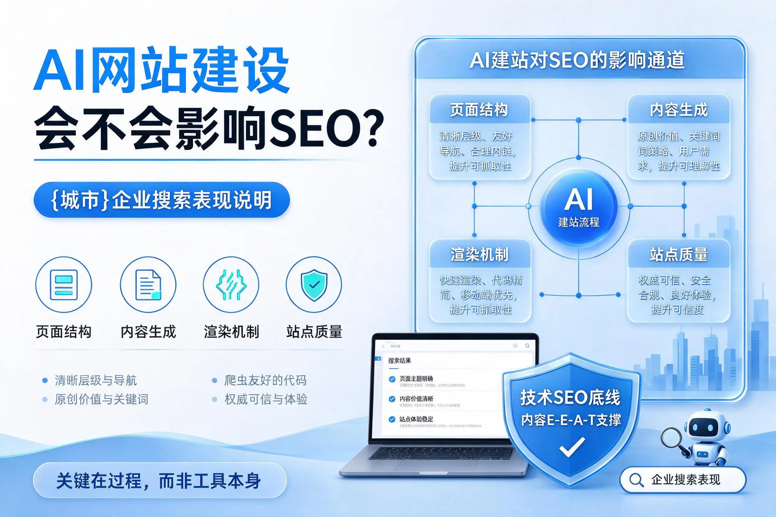 AI网站建设会不会影响SEO?泰安企业搜索表现说明