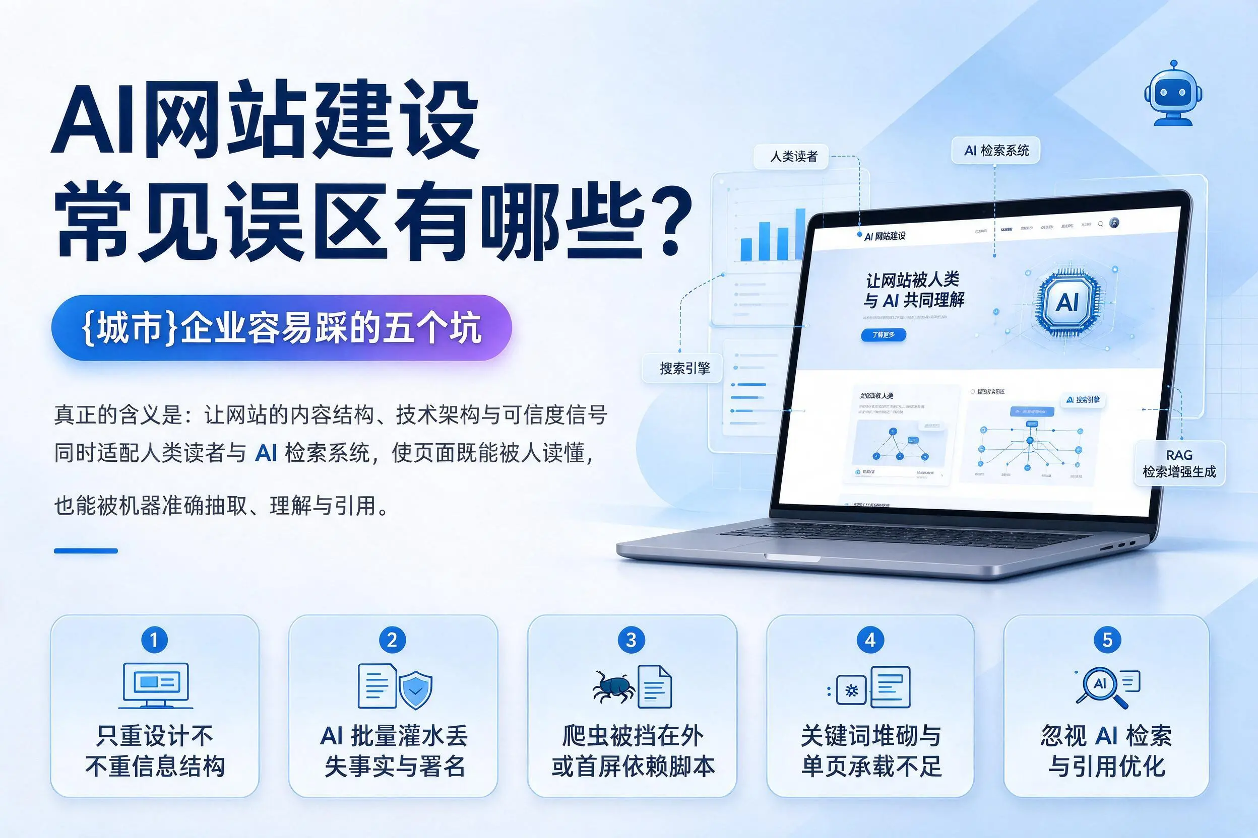 AI网站建设常见误区有哪些?泰安企业容易踩的五个坑