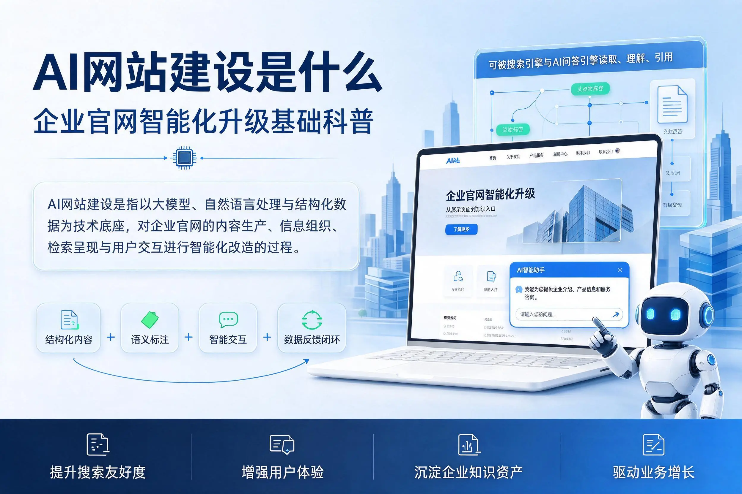 AI网站建设是什么:泰安企业官网智能化升级基础科普