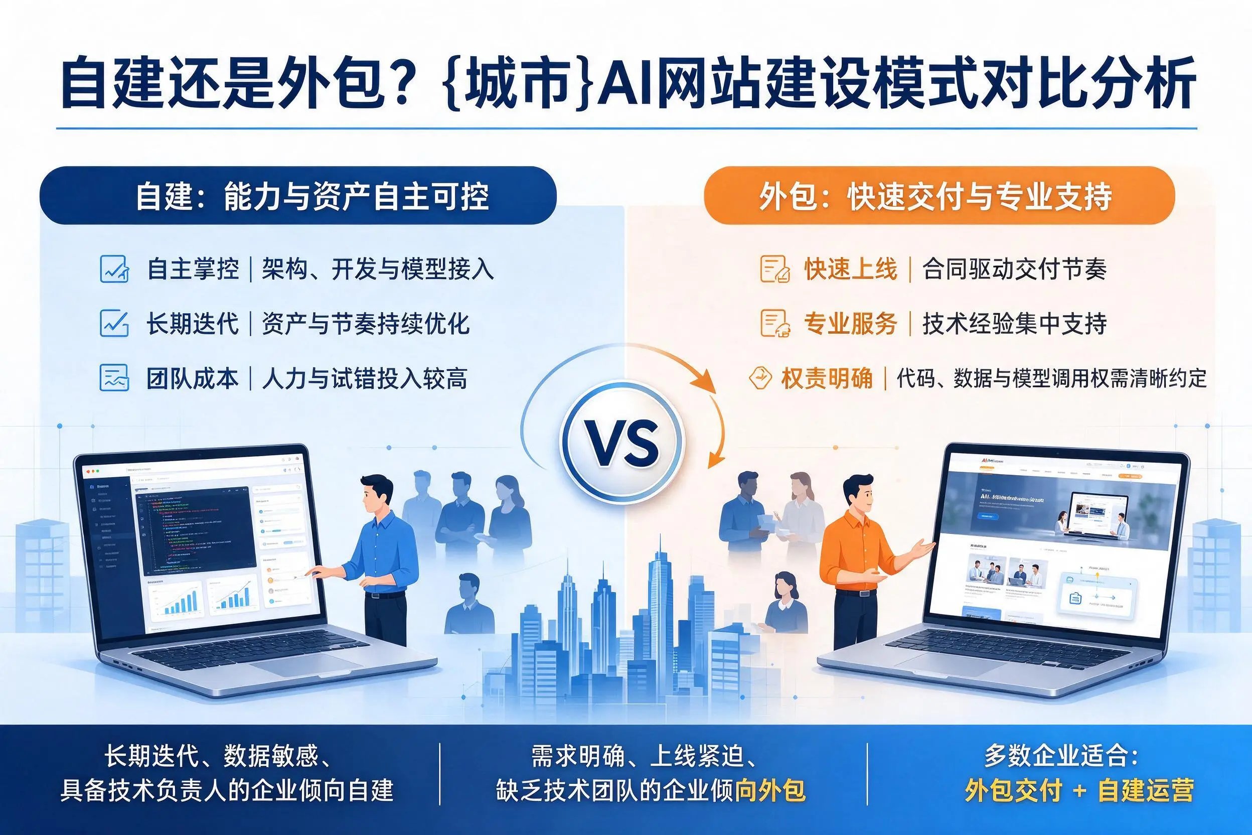 自建还是外包？泰安AI网站建设模式对比分析