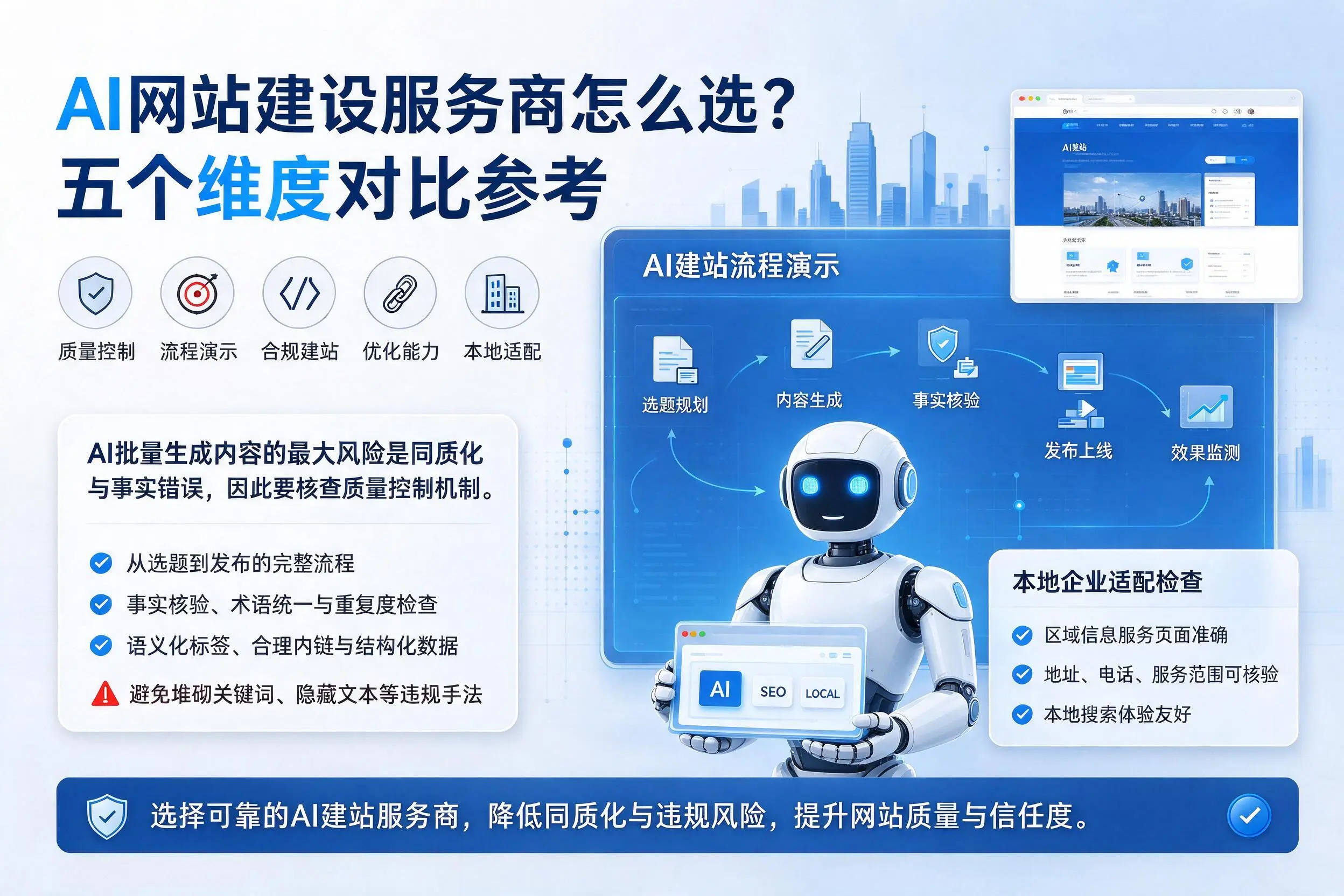 泰安AI网站建设服务商怎么选？五个维度对比参考