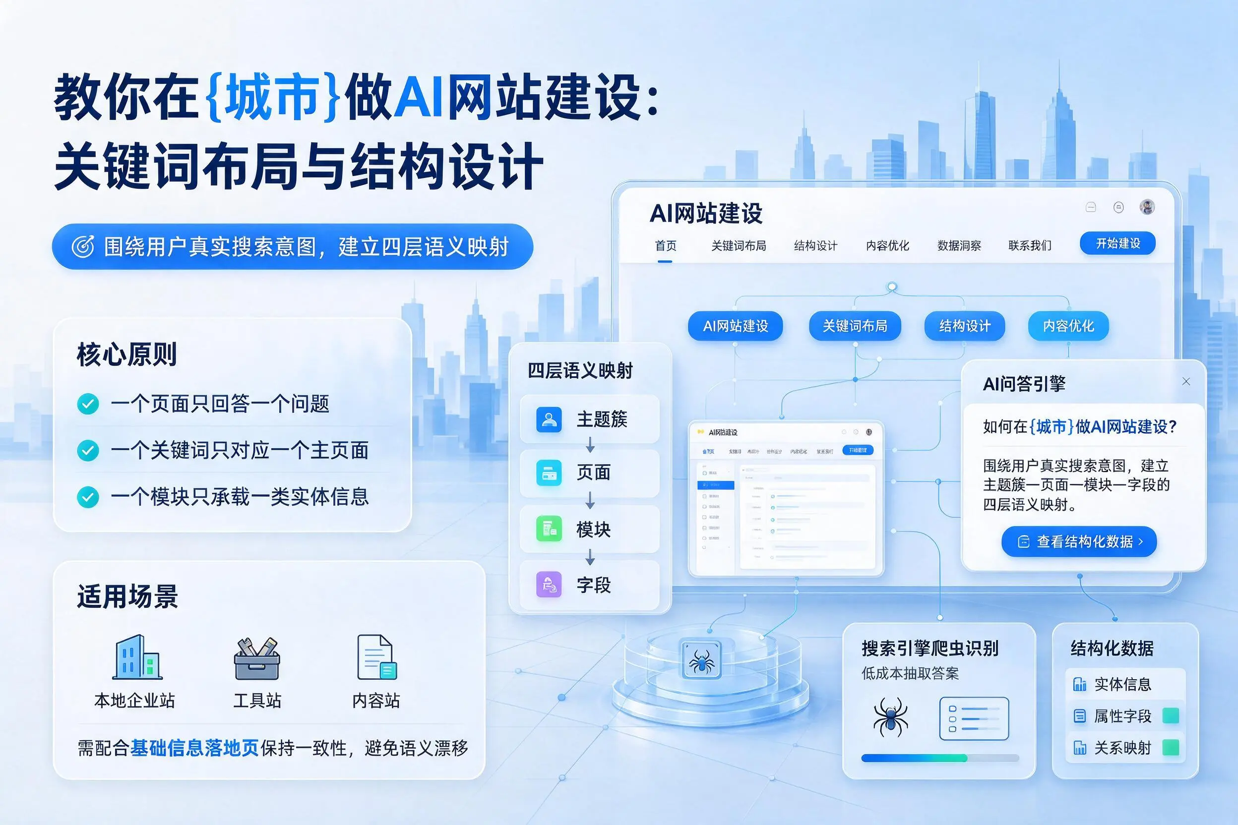 教你在泰安做AI网站建设：关键词布局与结构设计