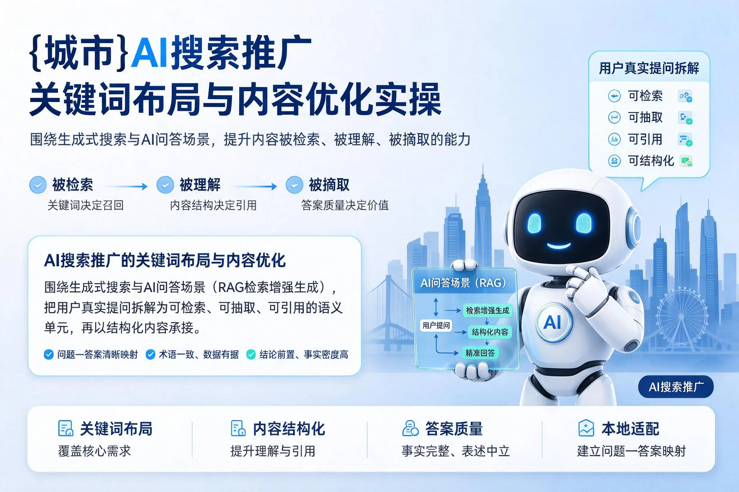 泰安AI搜索推广关键词布局与内容优化实操
