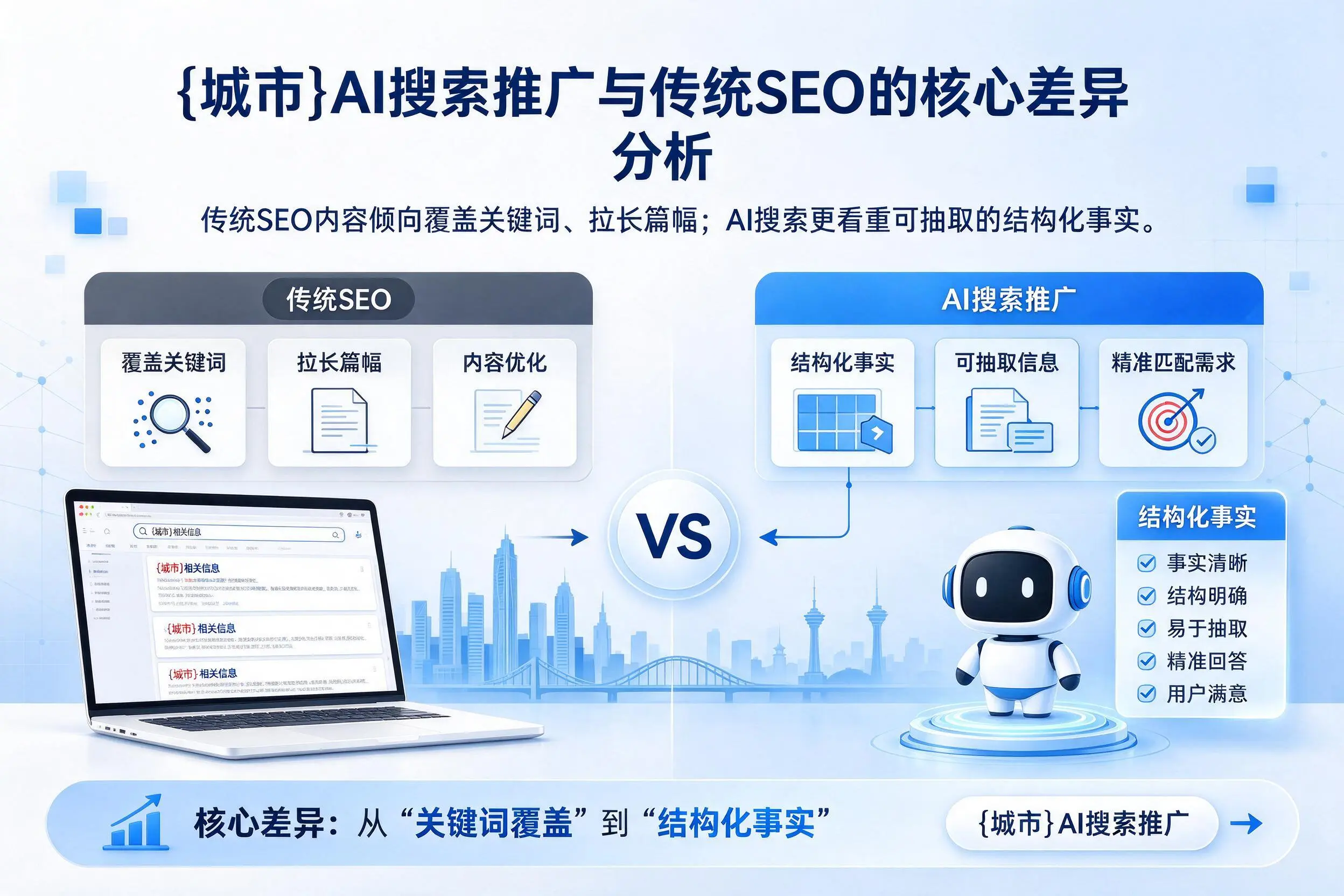 泰安AI搜索推广与传统SEO的核心差异分析